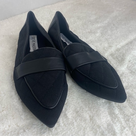 New SAmple Shoe Steve madden dv quilted leather flyknit ladies loafers 6 - Picture 2 of 12